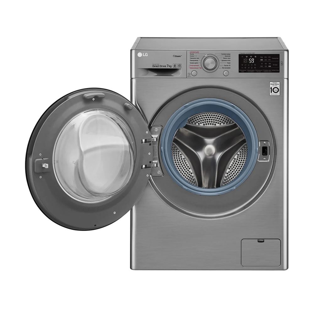 LG F2M5HS6S kir yuvish mashinasi, to'q kumush rang