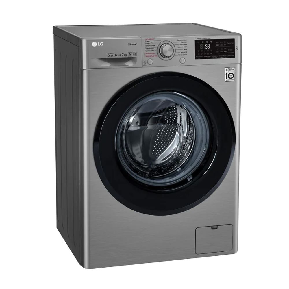 LG F2M5HS6S kir yuvish mashinasi, to'q kumush rang