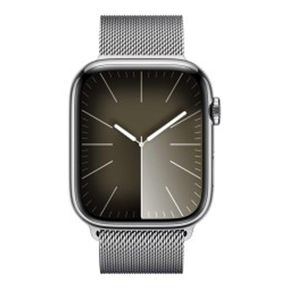 Apple Watch 9 45mm Milanese Loop, Kumush rang