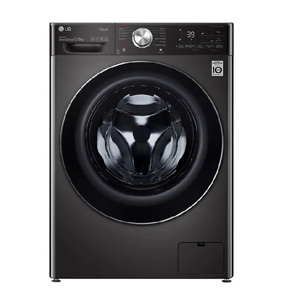 Kir yuvish mashinasi LG WDV1260BRP Qora