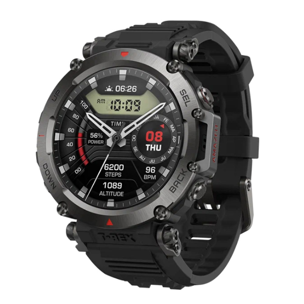 Aqlli soat Amazfit T Rex Ultra, Qora