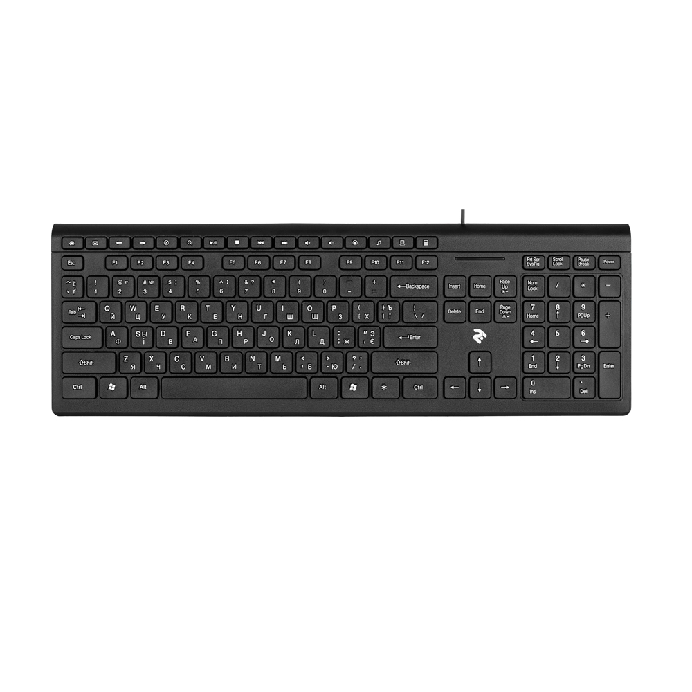 Simli Klaviatura 2E KM1020 Slim USB (2E-KM1020UB)