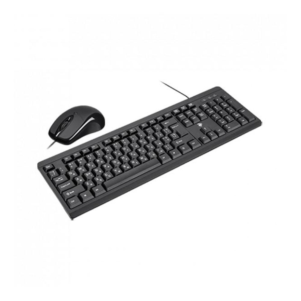 Комплект клавиатура+мышь 2E MK401 USB, Black / ERC