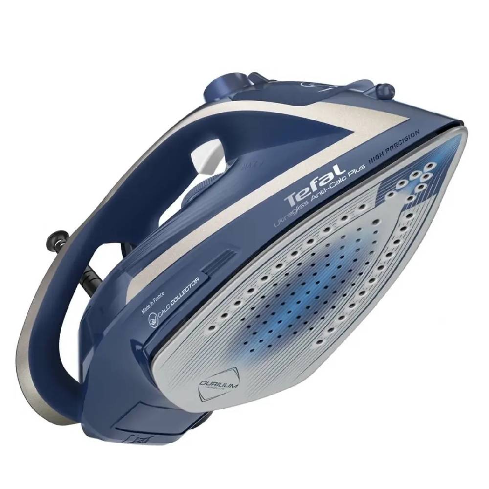 Tefal Ultragliss Anti-Calc Plus FV6830 Bug‘li Dazmol – 2800W, 250g Bug‘ Urishi, Durilium AirGlide!