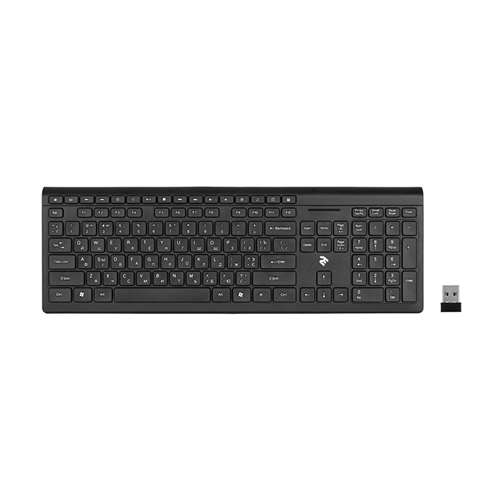 Клавиатура 2E KS210 Slim USB Black (2E-KS210WB)