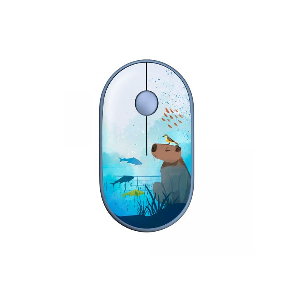 Мышь 2E MF300, Silent WL BT CAPYBARA:SWIM / ERC